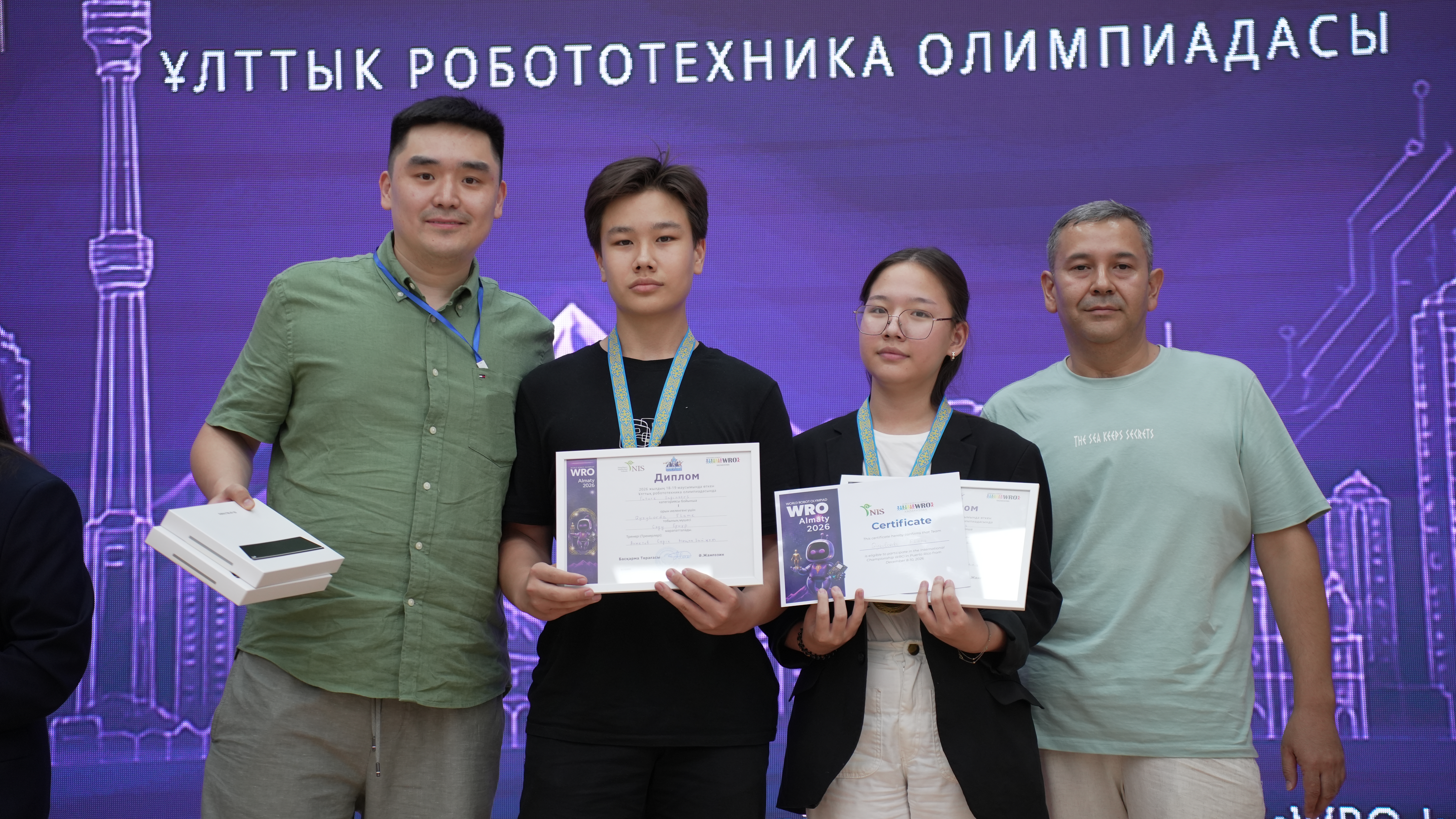 Ticket to Puerto Rico: NIS Kyzylorda Students Crowned Winners of World Robot Olympiad 2026